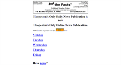 Desktop Screenshot of justthefacts.net